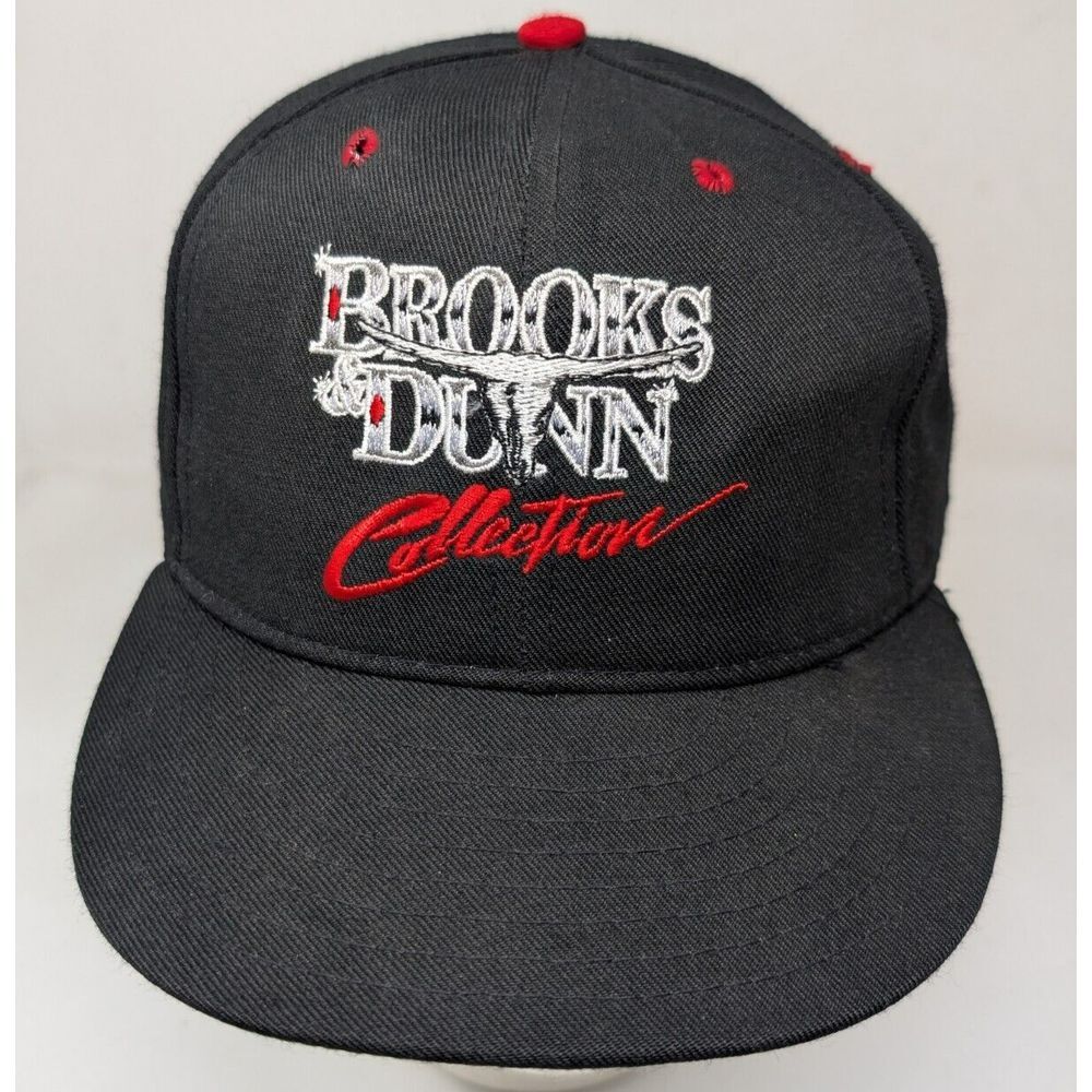 Vintage Brooks and Dunn Snapback Baseball Hat Cap Made in USA Concert Music Tour